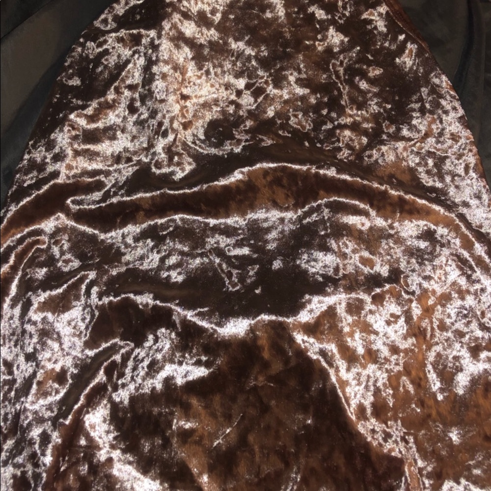 Velvet one peice - forever 21 never worn